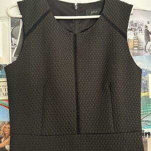 J Crew sleeveless black dress